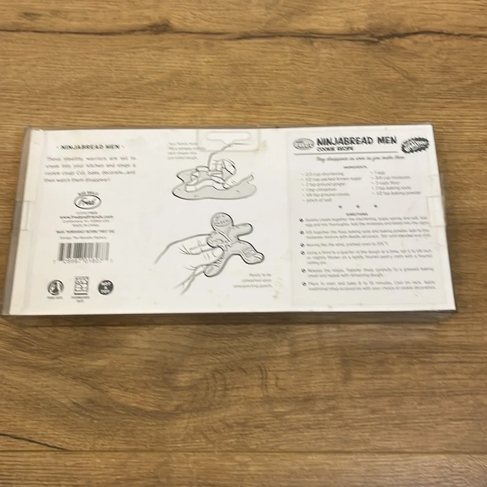 Ninjabread Men | New gingerbread cookie cutout cutters Ninjas Fred funny